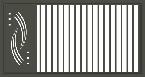 Half CNC Cut Gate 2