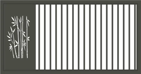 Half CNC Cut Gate 4